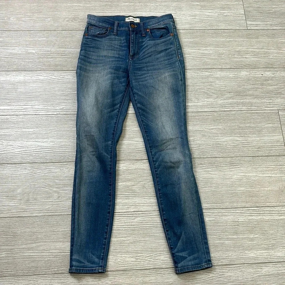 Madewell High Riser Skinny Skinny Jeans in blue size 27 - Picture 14 of 14